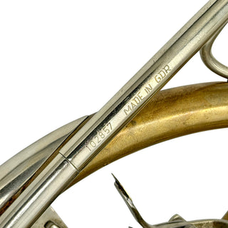 Hans Hoyer Compensating F/Bb Double Horn - Fixed Bell - Unlacquered Finish - Serial #: 102857 (Pre-Owned)