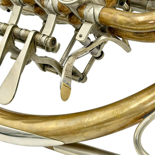Hans Hoyer Compensating F/Bb Double Horn - Fixed Bell - Unlacquered Finish - Serial #: 102857 (Pre-Owned)