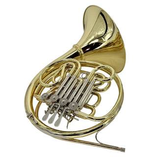 Hans Hoyer G10 L2A - F/Bb Double French Horn - Yellow Brass - Detachable Bell - Lacquered Finish - Serial #: 441201 (Pre-Owned)