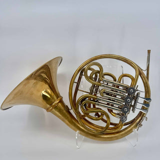 Hans Hoyer G10 w/ Patterson Leadpipe - F/Bb Double Horn - Unlacquered - Detachable Bell - Serial #: 443750 (As-Is)