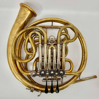 Hans Hoyer G10 w/ Patterson Leadpipe - F/Bb Double Horn - Unlacquered - Detachable Bell - Serial #: 443750 (As-Is)