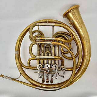 Hans Hoyer G10 w/ Patterson Leadpipe - F/Bb Double Horn - Unlacquered - Detachable Bell - Serial #: 443750 (As-Is)