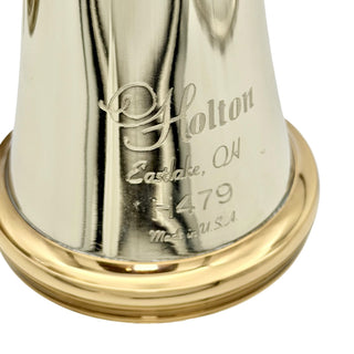 Holton 479 - F/Bb Double French Horn - Nickel Silver - Detachable Bell - Lacquered Finish - Serial #: 650513 (Pre-Owned)