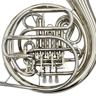 Holton H-179 - F/Bb Double French Horn - Nickel Silver - Fixed Bell - Lacquered Finish - Serial #: 61645 (Pre-Owned)