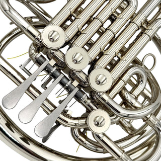 Holton H-179 - F/Bb Double French Horn - Nickel Silver - Fixed Bell - Lacquered Finish - Serial #: 61645 (Pre-Owned)