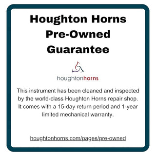 Holton H-179 - F/Bb Double French Horn - Nickel Silver - Fixed Bell - Lacquered Finish - Serial #: 61645 (Pre-Owned)