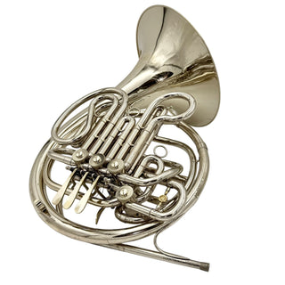 Holton H-179 - F/Bb Double French Horn - Nickel Silver - Fixed Bell - Lacquered Finish - Serial #: 650772 (Pre-Owned)