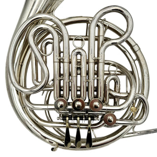 Holton H-179 - F/Bb Double French Horn - Nickel Silver - Fixed Bell - Lacquered Finish - Serial #: 650772 (Pre-Owned)