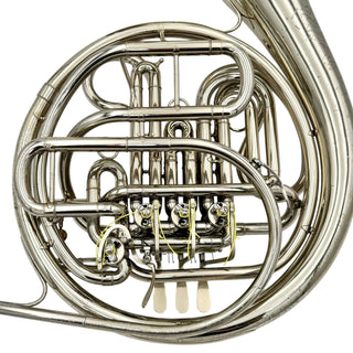 Holton H-179 - F/Bb Double French Horn - Nickel Silver - Fixed Bell - Lacquered Finish - Serial #: 650772 (Pre-Owned)