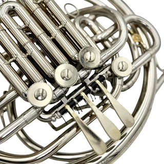 Holton H-179 - F/Bb Double French Horn - Nickel Silver - Fixed Bell - Lacquered Finish - Serial #: 650772 (Pre-Owned)