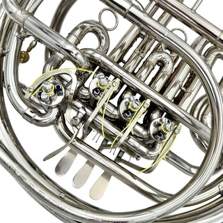 Holton H-179 - F/Bb Double French Horn - Nickel Silver - Fixed Bell - Lacquered Finish - Serial #: 650772 (Pre-Owned)
