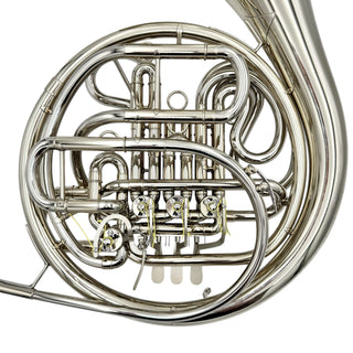 Holton H-179 - F/Bb Double French Horn - Nickel Silver - Fixed Bell - Lacquered Finish - Serial #: 65794 (Pre-Owned)