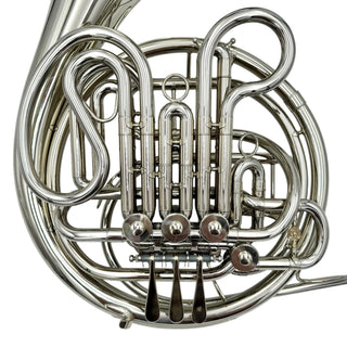 Holton H-179 - F/Bb Double French Horn - Nickel Silver - Fixed Bell - Lacquered Finish - Serial #: 670266 (Pre-Owned)