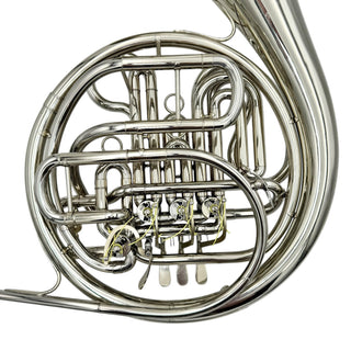 Holton H-179 - F/Bb Double French Horn - Nickel Silver - Fixed Bell - Lacquered Finish - Serial #: 670266 (Pre-Owned)