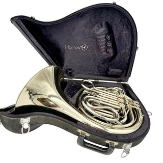 Holton H-179 - F/Bb Double French Horn - Nickel Silver - Fixed Bell - Lacquered Finish - Serial #: 670266 (Pre-Owned)