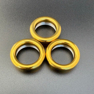 Houghton Horns Model H1 10th Anniversary Gold H-Kote - French Horn Two-Piece Mouthpiece Rim