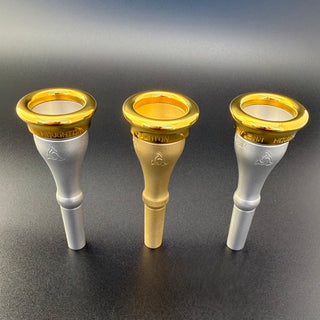 Houghton Horns Model H1 10th Anniversary Gold H-Kote - French Horn Two-Piece Mouthpiece Rim