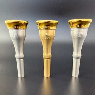 Houghton Horns Model H1 10th Anniversary Gold H-Kote - French Horn Two-Piece Mouthpiece Rim