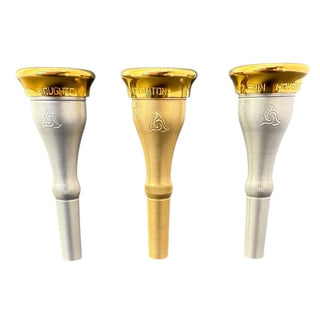 Houghton Horns Model H1 10th Anniversary Gold H-Kote - French Horn Two-Piece Mouthpiece Rim