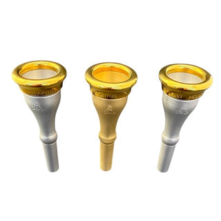 Houghton Horns Model H1 10th Anniversary Gold H-Kote - French Horn Two-Piece Mouthpiece Rim