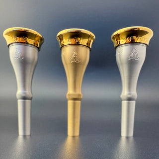 Houghton Horns Model H2 10th Anniversary Gold H-Kote - French Horn Two-Piece Mouthpiece Rim