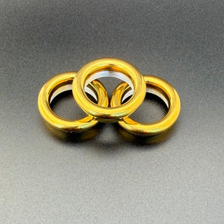 Houghton Horns Model H3 10th Anniversary Gold H-Kote - French Horn Two-Piece Mouthpiece Rim