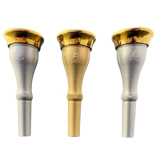 Houghton Horns Model H3 10th Anniversary Gold H-Kote - French Horn Two-Piece Mouthpiece Rim