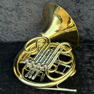 Engelbert Scmid "Golden Cut" Double Horn - Serial #: 10083 (Pre-Owned)