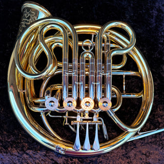 Engelbert Scmid "Golden Cut" Double Horn - Serial #: 10083 (Pre-Owned)