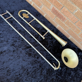 Thein Maxim Jazz Trombone - Yellow Brass Cut Bell Ice Plated