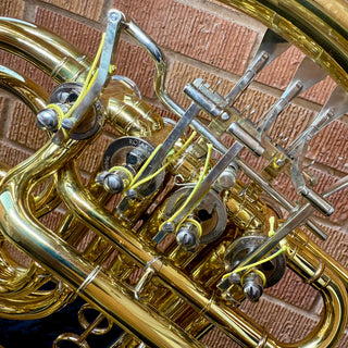 S.E. Shires Custom Model 200 "Houghton Horns" - F/Bb Double French Horn - Detachable Bell, Unlacquered Finish