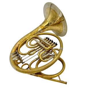 Jungwirth Vienna Horn - Yellow Brass - Fixed Bell - Unlacquered Finish - Serial #: N/AKS (Pre-Owned)