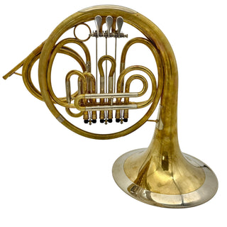 Jungwirth Vienna Horn - Yellow Brass - Fixed Bell - Unlacquered Finish - Serial #: N/AKS (Pre-Owned)