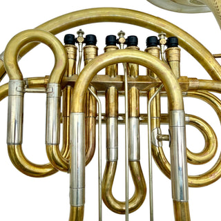 Jungwirth Vienna Horn - Yellow Brass - Fixed Bell - Unlacquered Finish - Serial #: N/AKS (Pre-Owned)