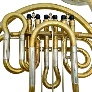 Jungwirth Vienna Horn - Yellow Brass - Fixed Bell - Unlacquered Finish - Serial #: N/AKS (Pre-Owned)