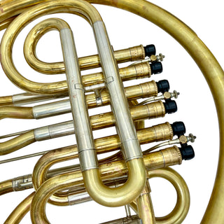 Jungwirth Vienna Horn - Yellow Brass - Fixed Bell - Unlacquered Finish - Serial #: N/AKS (Pre-Owned)