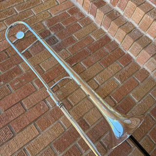 King 2B Silver Tone Tenor Trombone - Serial # 201560 (Pre-Owned)