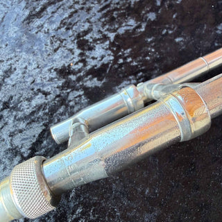 King 2B Silver Tone Tenor Trombone - Serial # 201560 (Pre-Owned)