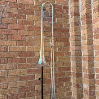 King 2B Silver Tone Tenor Trombone - Serial # 201560 (Pre-Owned)