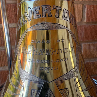 King 2B Silver Tone Tenor Trombone - Serial # 201560 (Pre-Owned)