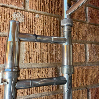 King 2B Silver Tone Tenor Trombone - Serial # 201560 (Pre-Owned)