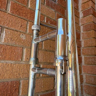 King 2B Silver Tone Tenor Trombone - Serial # 201560 (Pre-Owned)