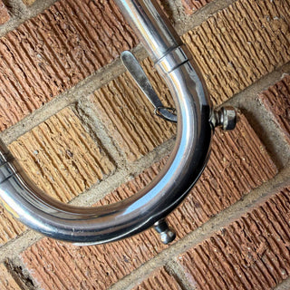 King 2B Silver Tone Tenor Trombone - Serial # 201560 (Pre-Owned)