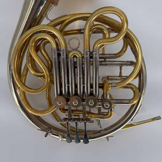 Lanstro AL1 - F/Bb Double French Horn - Detachable Bell - Unlacquered Finish - Serial #: 14 (Pre-Owned)