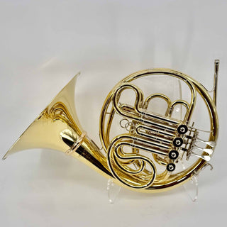 Lewis & Dürk LDx5 "Rhenish" Anniversary Edition - F/Bb Double French Horn - Yellow Brass - Detachable Bell - Unlacquered Finish