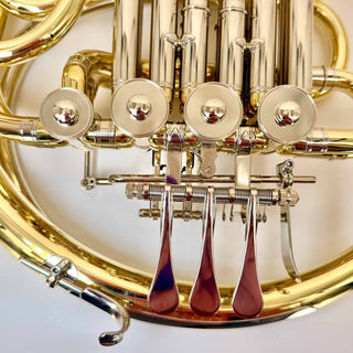 Lewis & Dürk LDx5 "Rhenish" Anniversary Edition - F/Bb Double French Horn - Yellow Brass - Detachable Bell - Unlacquered Finish