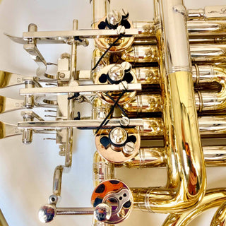 Lewis & Dürk LDx5 "Rhenish" Anniversary Edition - F/Bb Double French Horn - Yellow Brass - Detachable Bell - Unlacquered Finish