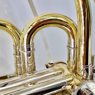 Lewis & Dürk LDx5 "Rhenish" Anniversary Edition - F/Bb Double French Horn - Yellow Brass - Detachable Bell - Unlacquered Finish