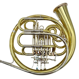 Lewis & Dürk LDx5 "Rhenish" Anniversary Edition - F/Bb Double French Horn - Yellow Brass - Detachable Bell - Unlacquered Finish