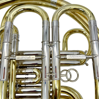 Lewis & Dürk LDx5 "Rhenish" Anniversary Edition - F/Bb Double French Horn - Yellow Brass - Detachable Bell - Unlacquered Finish
